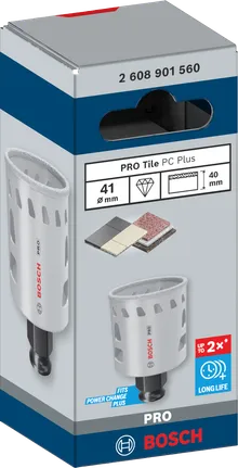 Sierra de corona Bosch PRO Tile PC Plus 41 mm.