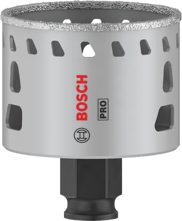 Sierra de corona Bosch PRO Tile PC Plus de 57 mm para cortar azulejos.