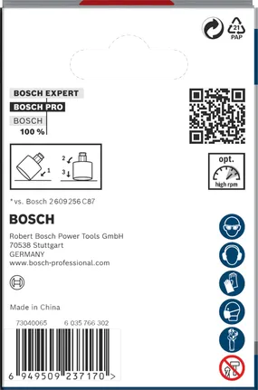 Sierra de corona Bosch PRO Tile PC Plus 60 mm.