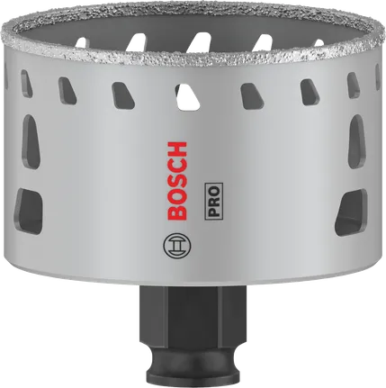 Sierra de corona Bosch PRO Tile PC Plus de 70 mm para cortar azulejos.