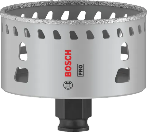 Sierra de corona Bosch PRO Tile PC Plus de 79 mm para cortar azulejos.