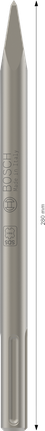Cincel puntiagudo Bosch PRO SDS max-4C 280 mm.