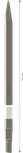 Cincel puntiagudo Bosch PRO HEX 19-4C, vástago hexagonal de 400 mm.