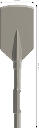 Cortadora de asfalto Bosch PRO HEX 30, filo cincel de 125 mm.