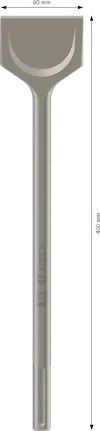 Cincel pala Bosch PRO SDS max-5C 80x400 mm.