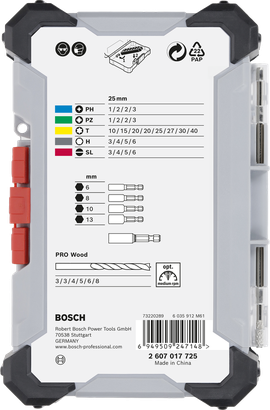 Set Extra Hard y PRO Wood, 35 uds.
