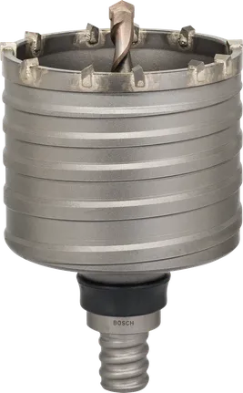 Cortador de núcleos Bosch PRO SDS max-5 con 11 dientes.