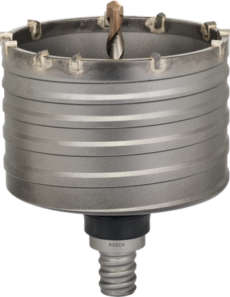 Cortador de núcleos Bosch PRO SDS max-5 de 125 mm con 11 dientes.