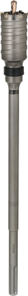 Cortador de núcleos Bosch PRO SDS max-5 de una sola pieza, diámetro 50 mm.