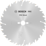 Hoja de sierra circular para madera Bosch PRO de 300 mm para un corte preciso.