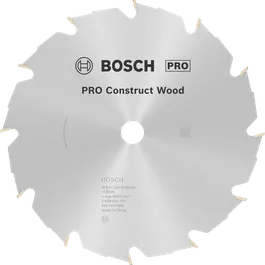 Hoja de sierra circular Bosch PRO Construct Wood 184 mm.