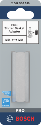 Adaptador de cesta agitadora Bosch PRO M14 a M14.