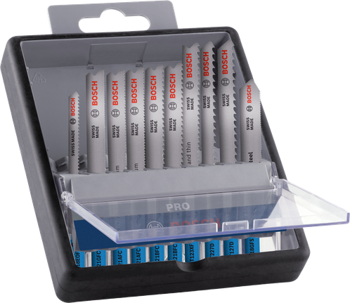 Hojas de sierra de calar Bosch PRO Metal and Alu Set de 92 mm.