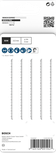 Hojas de sierra de calar Bosch PRO Hardwood fast T344DF, 152 mm.