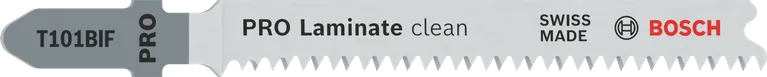 Hoja de sierra de calar Bosch PRO Laminate clean T101BIF, 83 mm.
