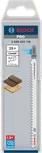 Paquete de 25 hojas de sierra de calar Bosch PRO Hardwood fast T344DF.