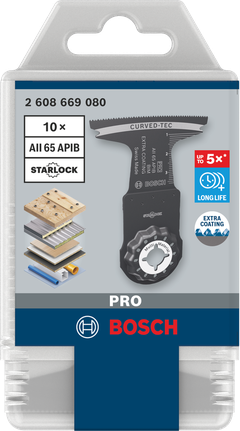 Juego de hojas de corte por inmersión Bosch PRO AII 65 APIB de 3/8″.