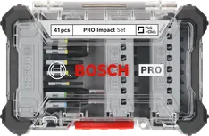 Juego de puntas de destornillador de impacto Bosch PRO, 41 piezas.