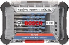Juego mixto de impacto Bosch PRO de 35 piezas.