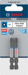 Puntas de impacto Bosch PRO PH3 de 55 mm, 2 unidades.