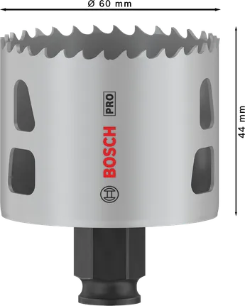 Sierra de corona Bosch PRO Multi Material PC Plus, 60 mm de diámetro.
