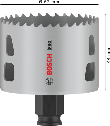 Sierra de corona Bosch PRO Multi Material PC Plus 67 mm.