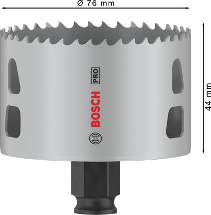 Sierra de corona Bosch PRO Multi Material PC Plus 76 mm.