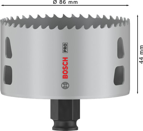 Sierra de corona Bosch PRO Multi Material PC Plus 86 mm.