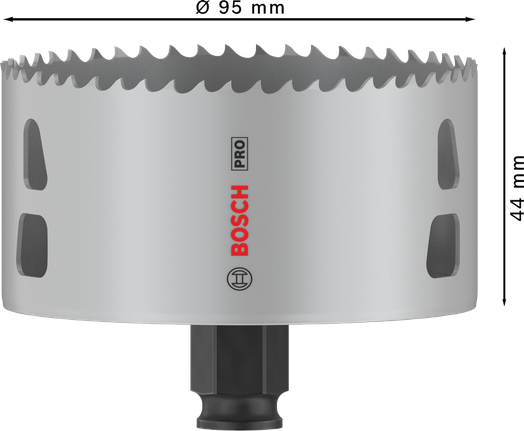 Sierra de corona Bosch PRO Multi Material PC Plus 95 mm.