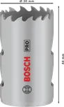 Sierra de corona multimaterial Bosch PRO rosca 30 mm.