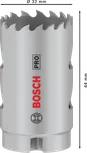 Sierra de corona multimaterial Bosch PRO de 32 mm para cortes versátiles.