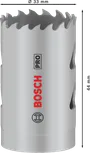 Sierra de corona multimaterial Bosch PRO de 33 mm para cortes versátiles.