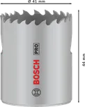 Sierra de corona multimaterial Bosch PRO roscada 41 mm.