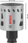 Sierra de corona Bosch PRO Tile PC Plus de 41 mm para taladrar baldosas.