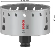 Sierra de corona Bosch PRO Tile PC Plus de 83 mm para cortar azulejos.