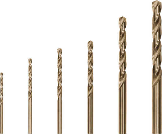 Juego de brocas helicoidales Bosch PRO Metal HSS-G, 7 tamaños.