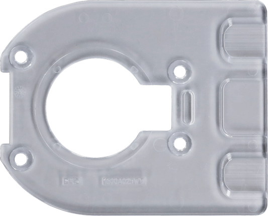 Accesorio de placa base Bosch PRO en forma de D 118 x 93 mm.