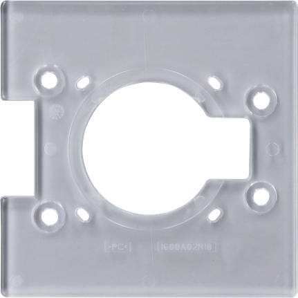 Placa base Bosch PRO cuadrada 7 x 96 x 96 mm.