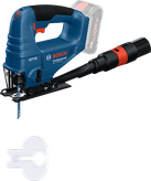 Sierra de calar inalámbrica Bosch GST 18V-95 B con extracción de polvo.