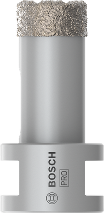 Cortadora de núcleo seco de cerámica Bosch PRO de 20 mm para taladrar baldosas.