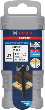 Broca Forstner Bosch de 27 mm.