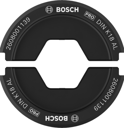 Matriz de crimpado Bosch PRO DIN K18 AL 70 mm² para aluminio.