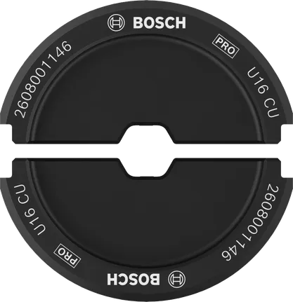 Matriz de crimpeado Bosch PRO U16 CU para cobre de 16 mm².