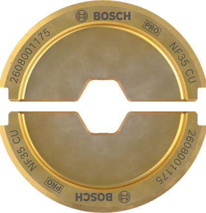 Matriz de crimpeado Bosch PRO NF35 CU 35 mm² para cobre.