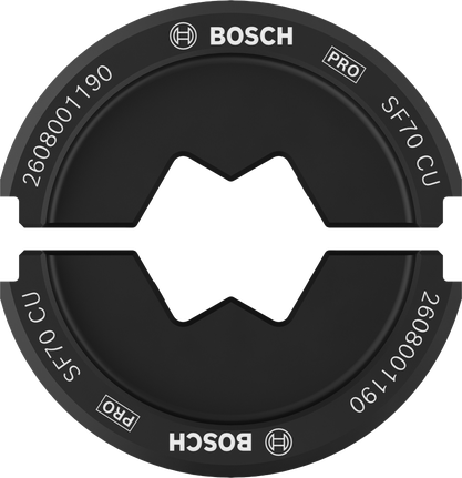 Matriz de crimpeado Bosch PRO SF70 CU 70 mm² para cobre.