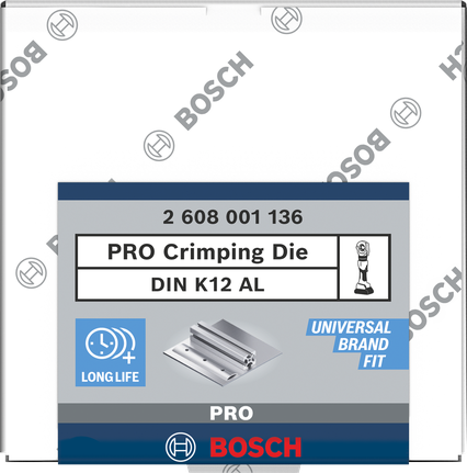 Matriz de prensado Bosch PRO DIN K12 AL.