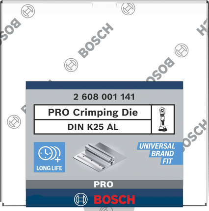 Matriz de crimpado Bosch PRO K25 AL 150 mm².