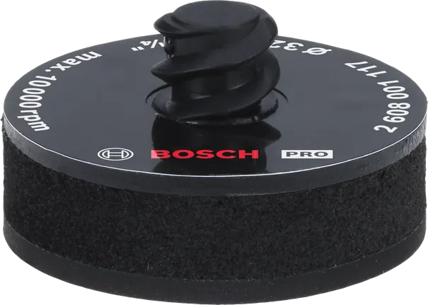 Almohadilla de lijado Bosch PRO de 32 mm, adhesiva de grano medio.