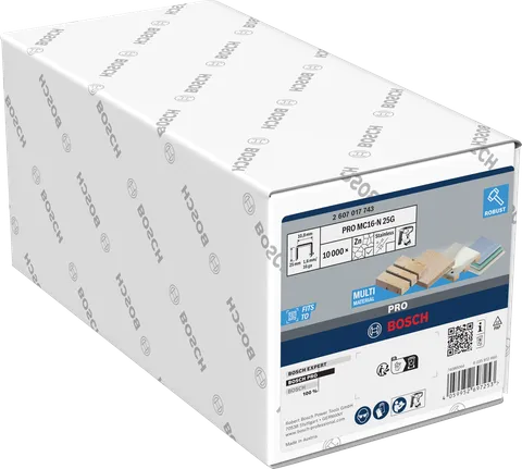 Caja de grapas Bosch PRO MC16-N 25G 25mm.