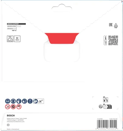 Disco de corte de carburo multimaterial Bosch EXPERT 180 mm.